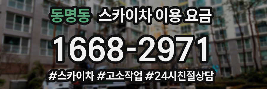 동명동 스카이차 이용 요금