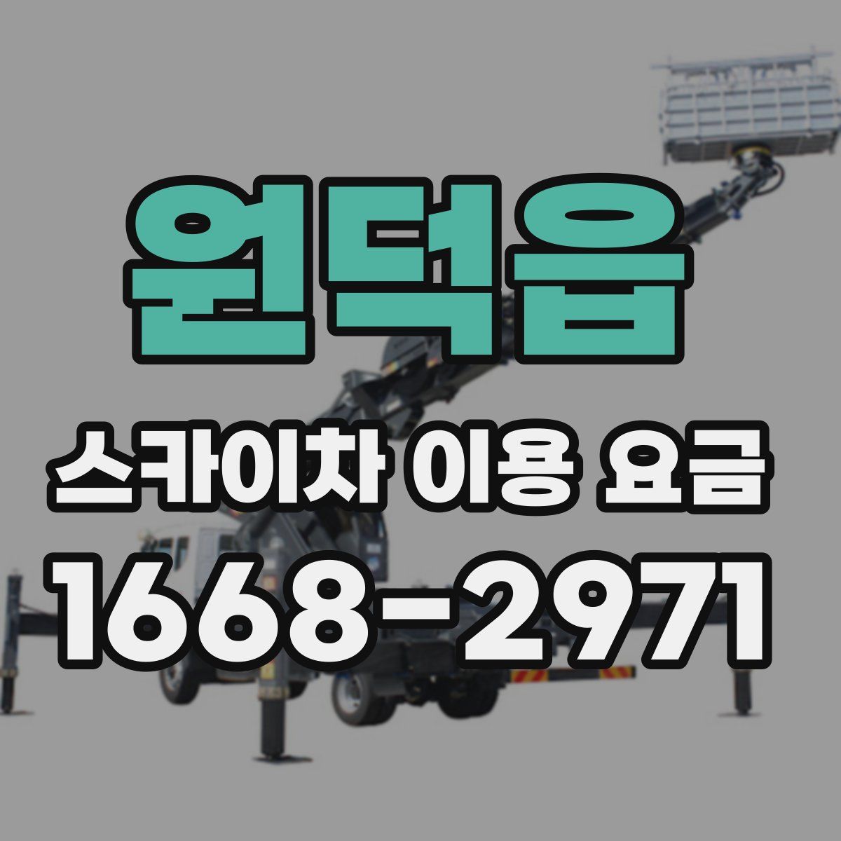 원덕읍 스카이차 이용 요금