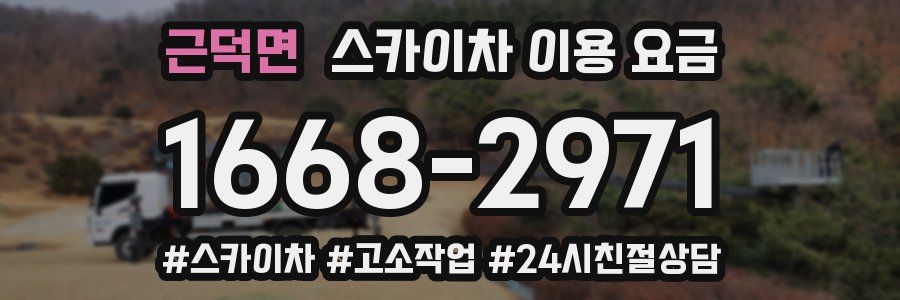 근덕면 스카이차 이용 요금