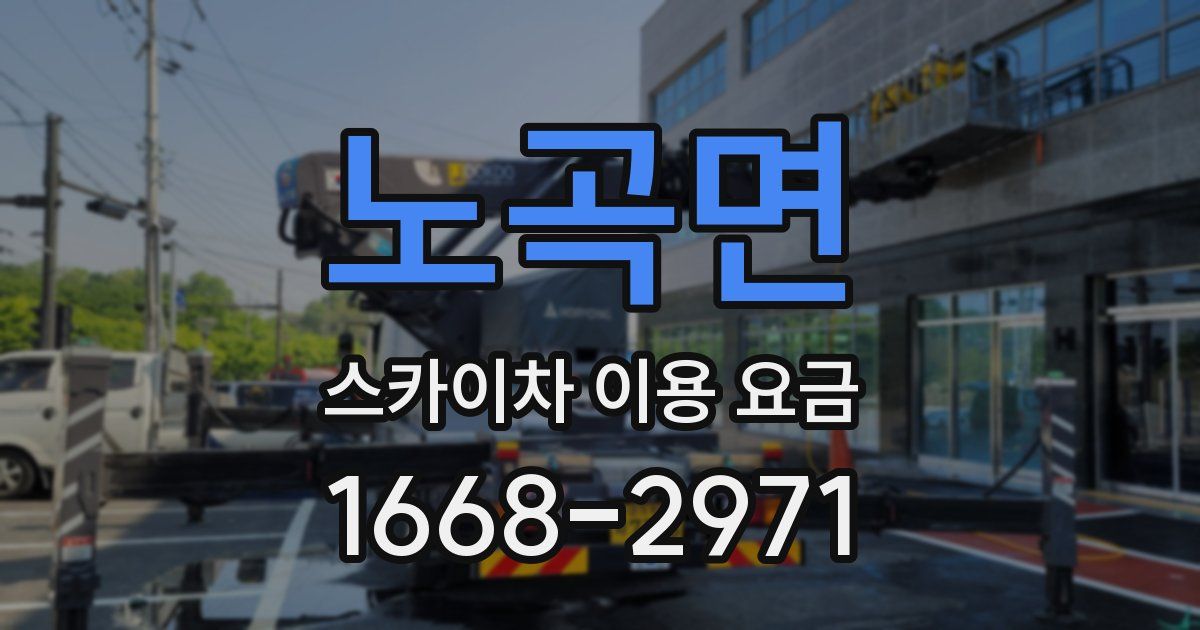 노곡면 스카이차 이용 요금