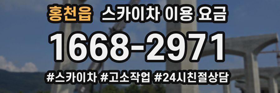 홍천읍 스카이차 이용 요금