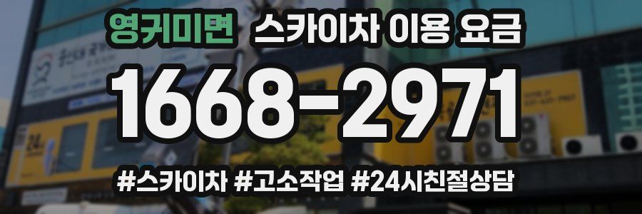 영귀미면 스카이차 이용 요금