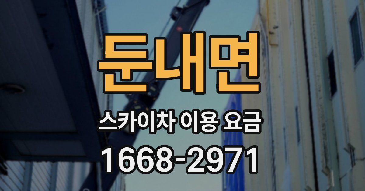 둔내면 스카이차 이용 요금
