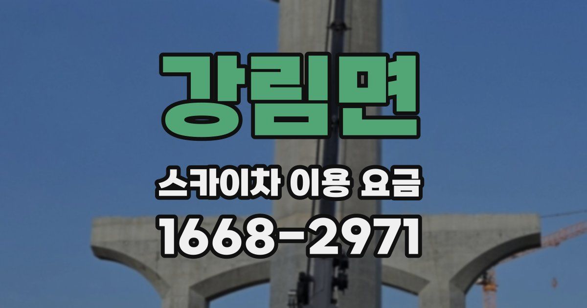 강림면 스카이차 이용 요금