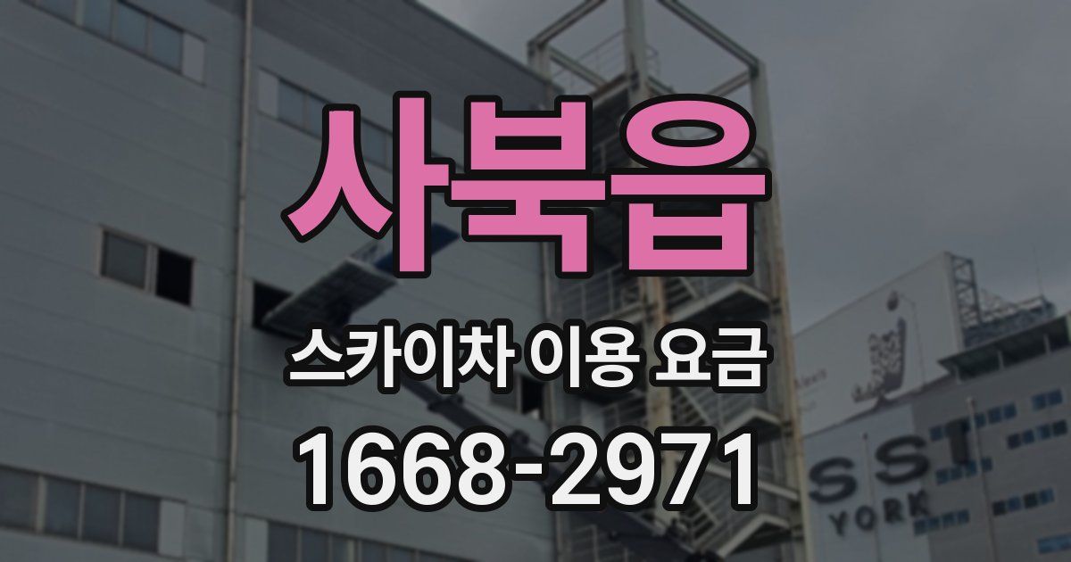 사북읍 스카이차 이용 요금
