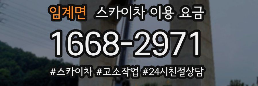 임계면 스카이차 이용 요금