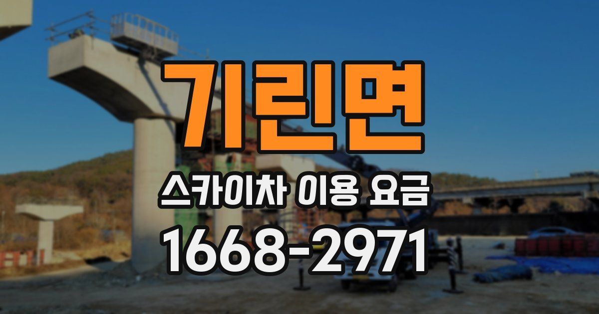 기린면 스카이차 이용 요금
