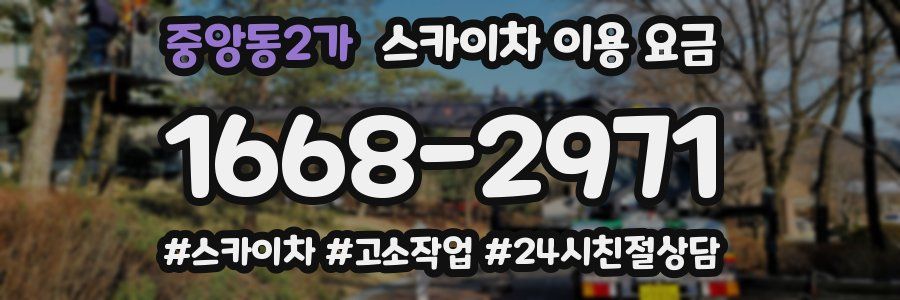 중앙동2가 스카이차 이용 요금