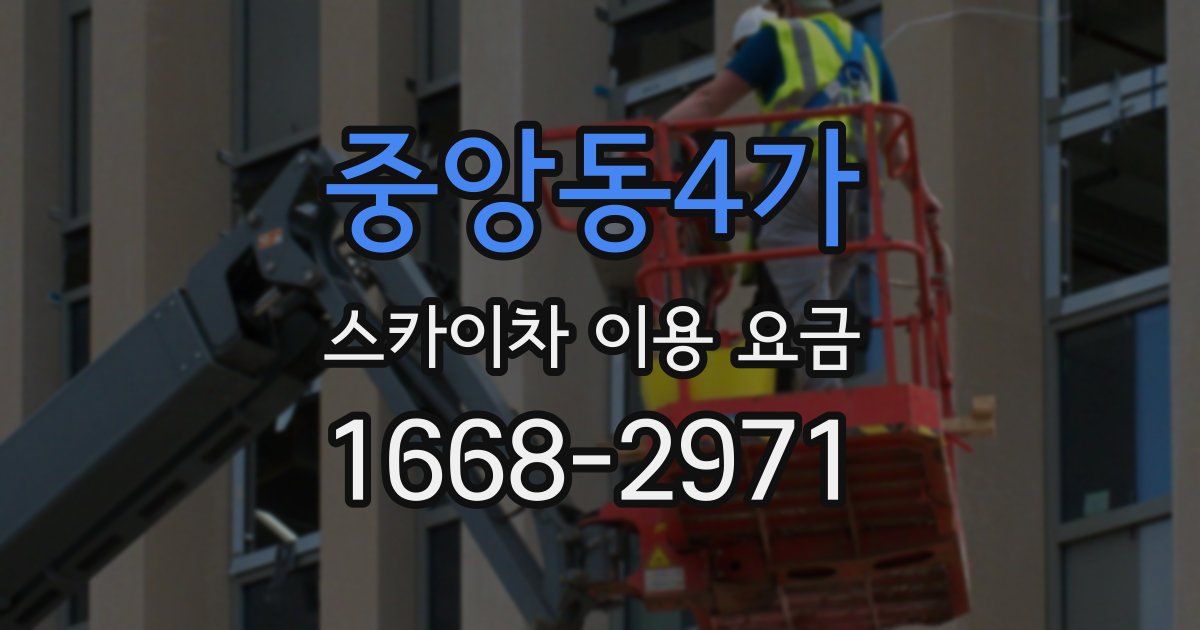 중앙동4가 스카이차 이용 요금