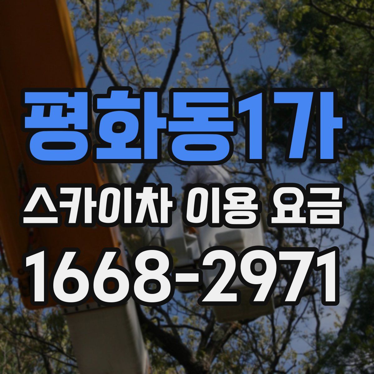 평화동1가 스카이차 이용 요금