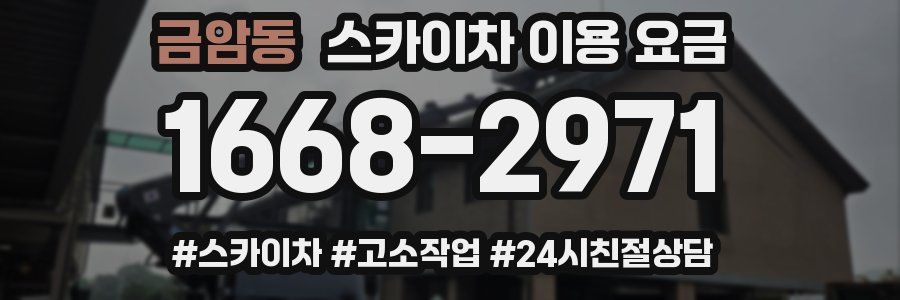 금암동 스카이차 이용 요금