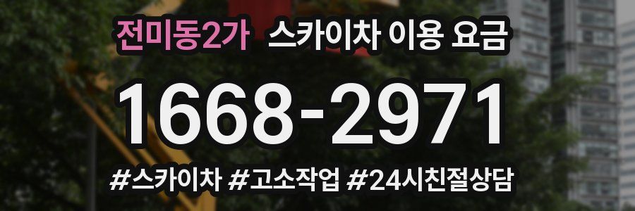 전미동2가 스카이차 이용 요금