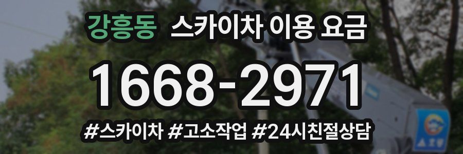 강흥동 스카이차 이용 요금