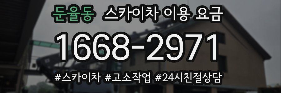 둔율동 스카이차 이용 요금