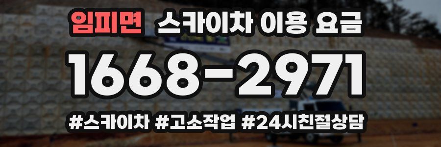 임피면 스카이차 이용 요금
