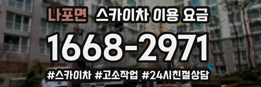 나포면 스카이차 이용 요금