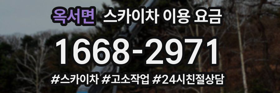 옥서면 스카이차 이용 요금