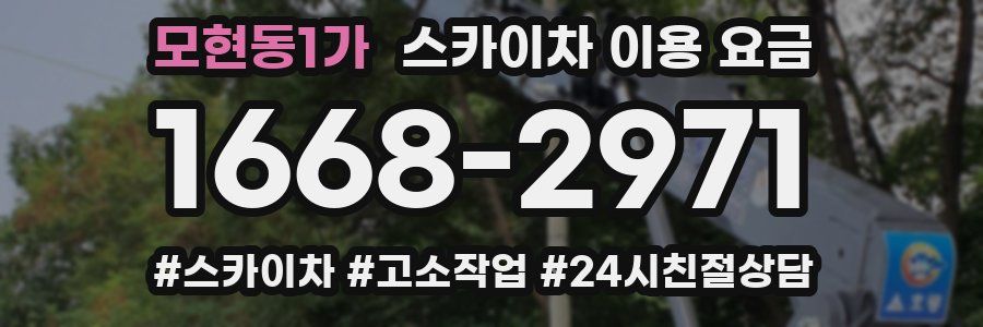모현동1가 스카이차 이용 요금