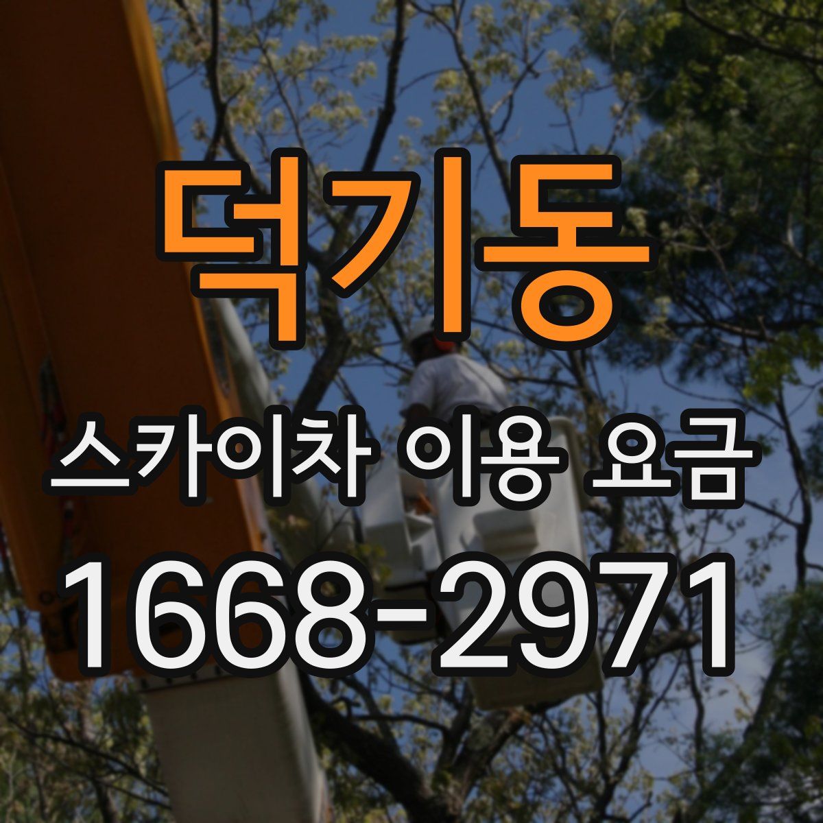 덕기동 스카이차 이용 요금