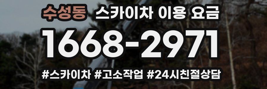 수성동 스카이차 이용 요금