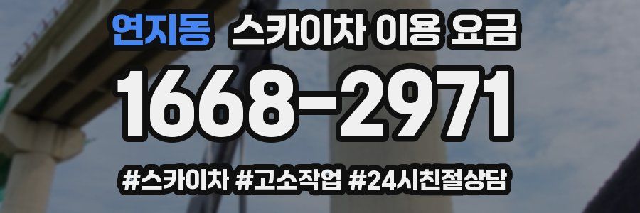 연지동 스카이차 이용 요금