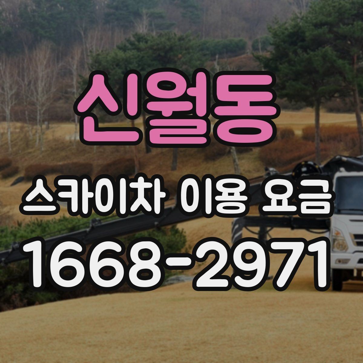신월동 스카이차 이용 요금 문의 전 알아두면 좋은 사항