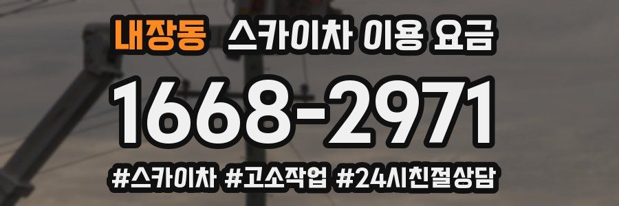 내장동 스카이차 이용 요금