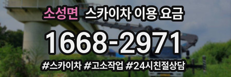소성면 스카이차 이용 요금