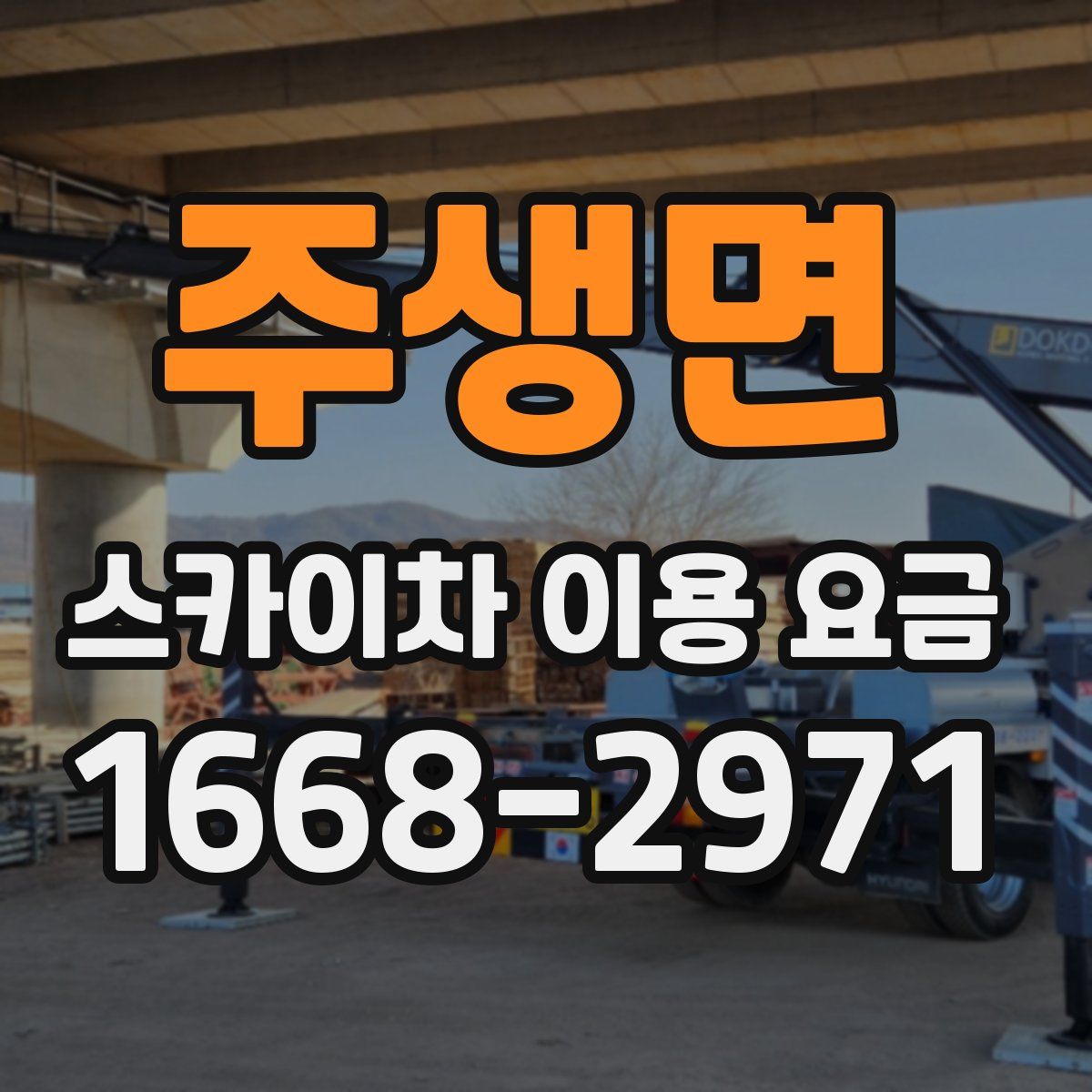 주생면 스카이차 이용 요금