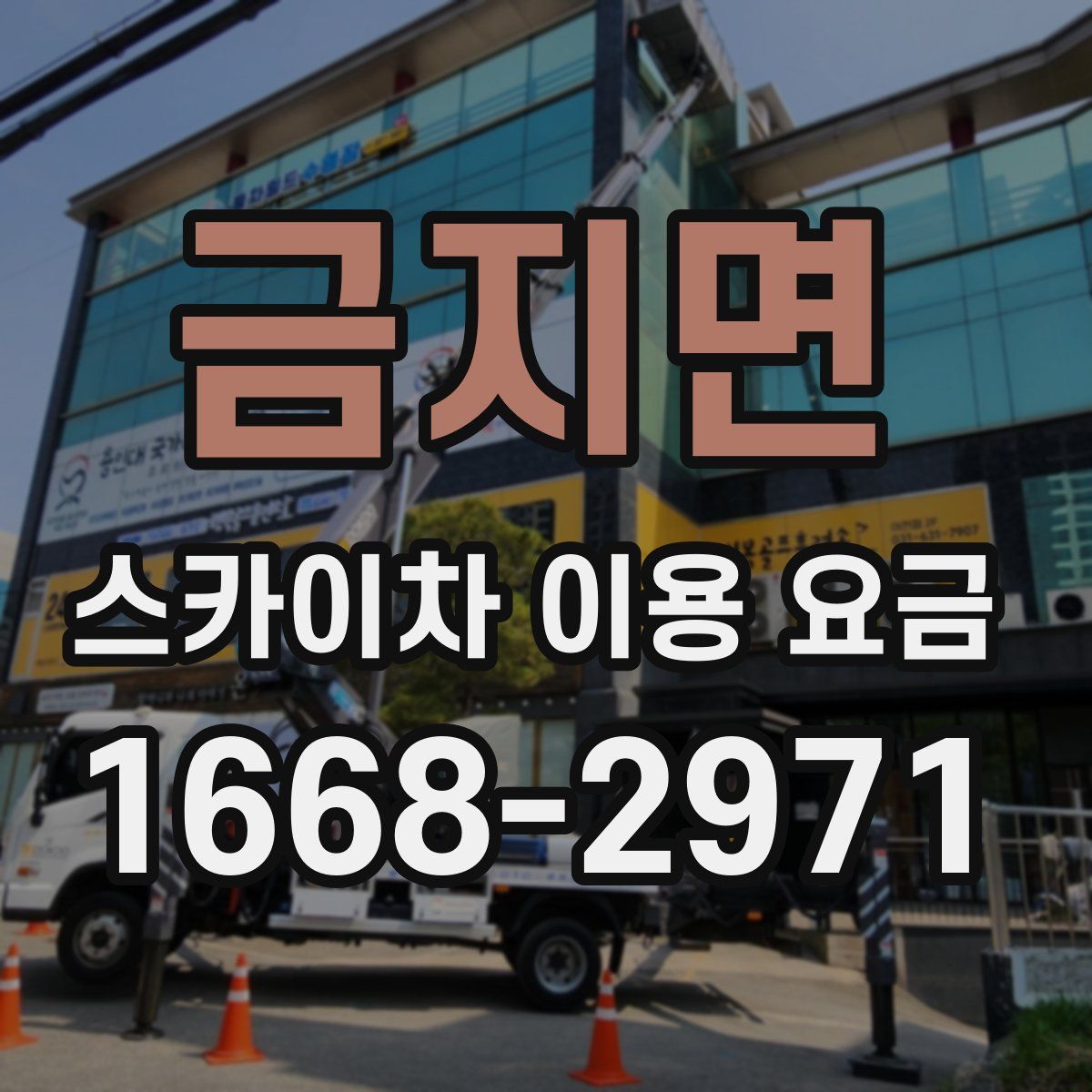 금지면 스카이차 이용 요금