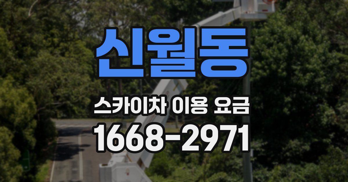 신월동 스카이차 이용 요금