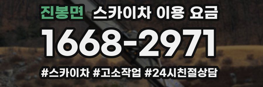 진봉면 스카이차 이용 요금