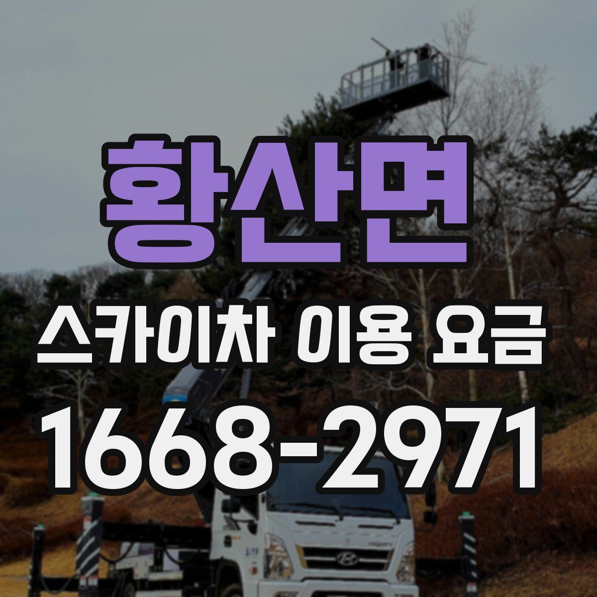 황산면 스카이차 이용 요금