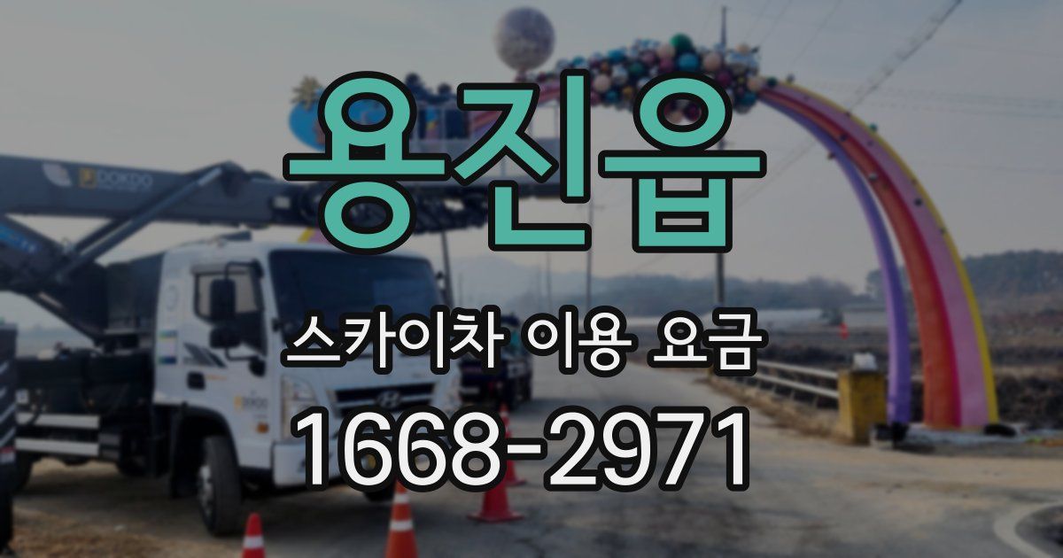 용진읍 스카이차 이용 요금