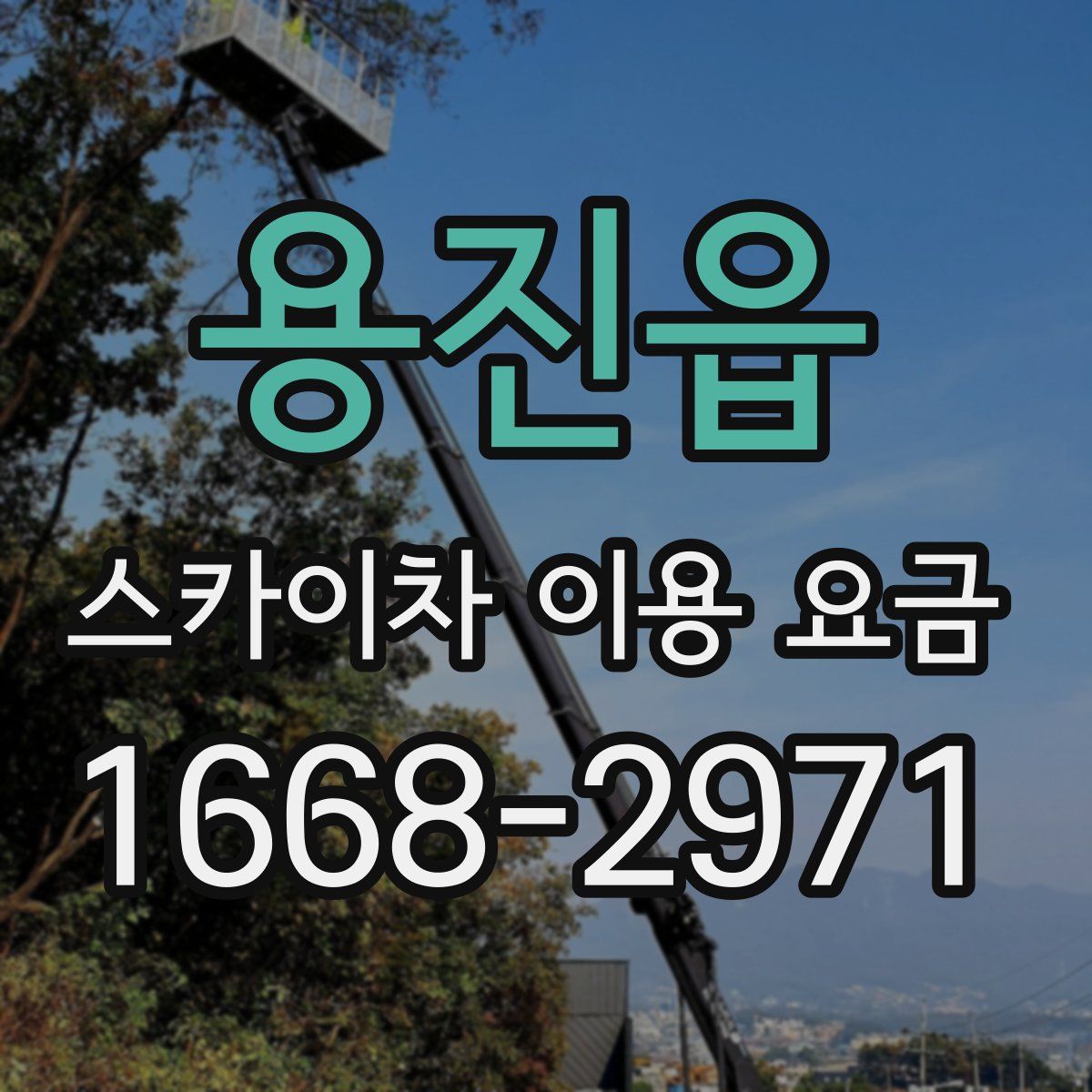 용진읍 스카이차 이용 요금