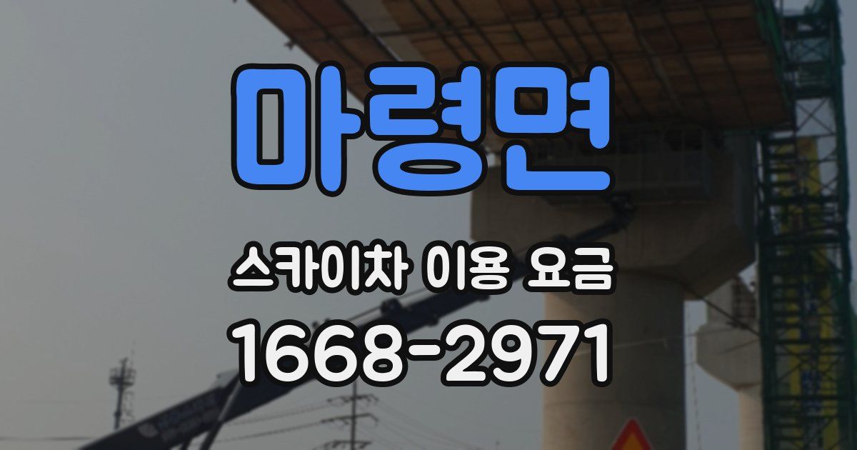 마령면 스카이차 이용 요금