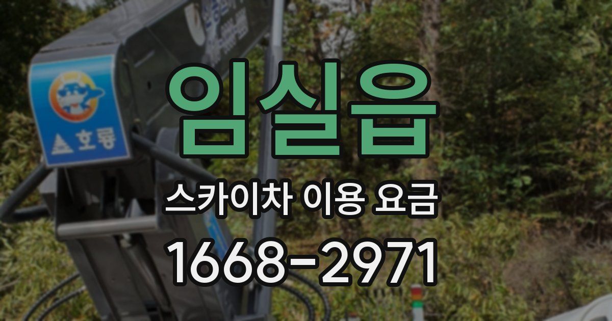 임실읍 스카이차 이용 요금