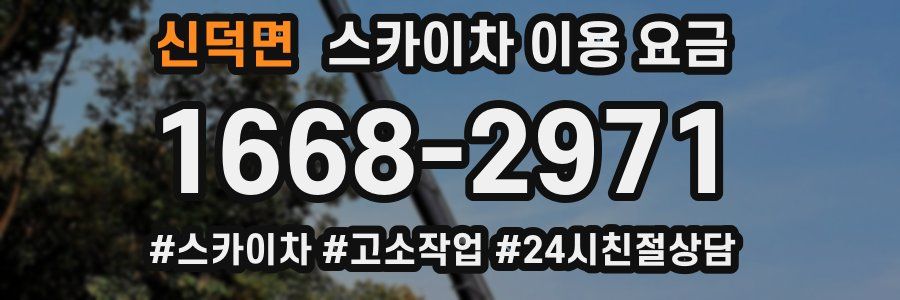 신덕면 스카이차 이용 요금