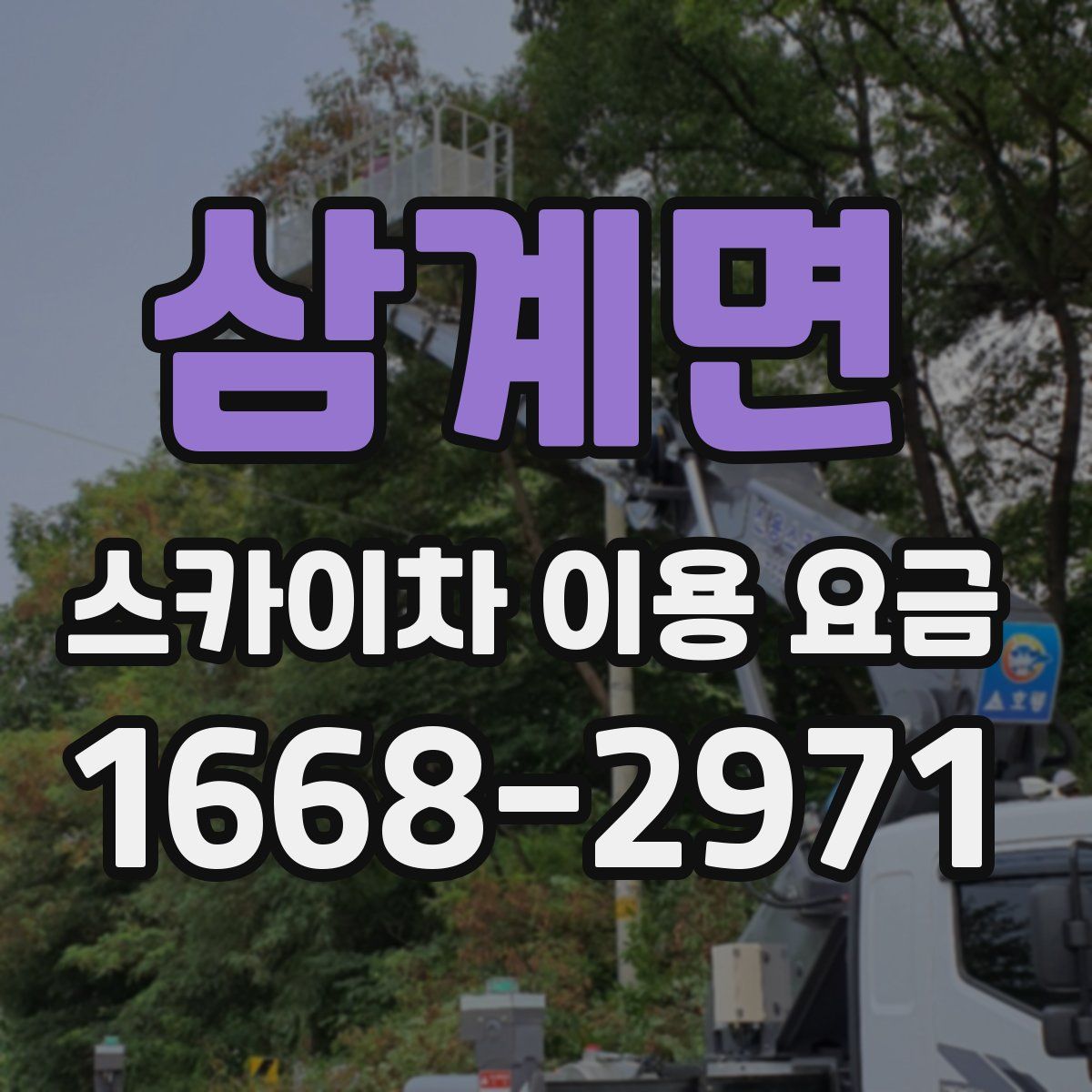 삼계면 스카이차 이용 요금