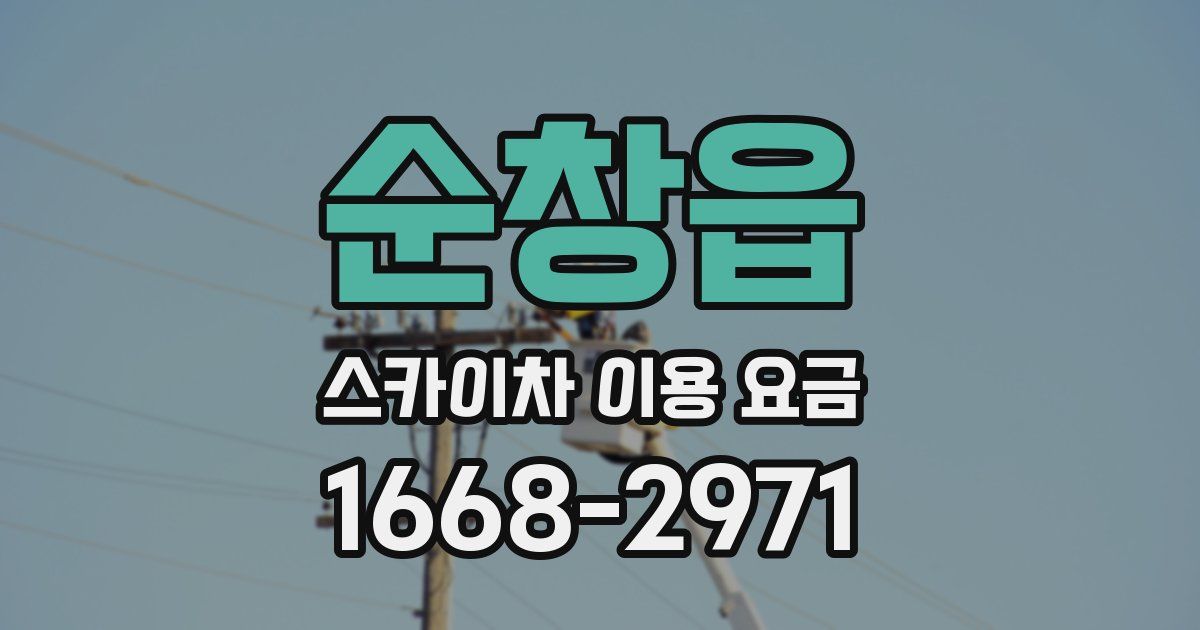 순창읍 스카이차 이용 요금