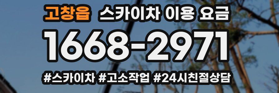 고창읍 스카이차 이용 요금