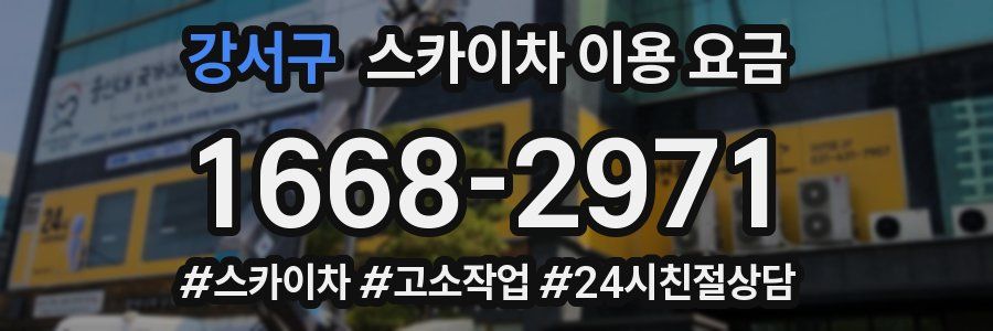 강서구 스카이차 이용 요금