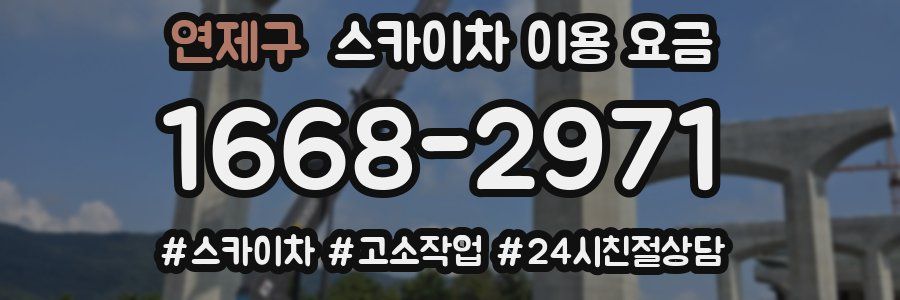연제구 스카이차 이용 요금