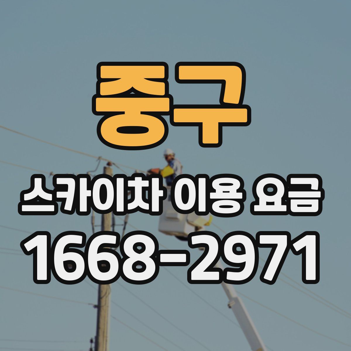 중구 스카이차 이용 요금