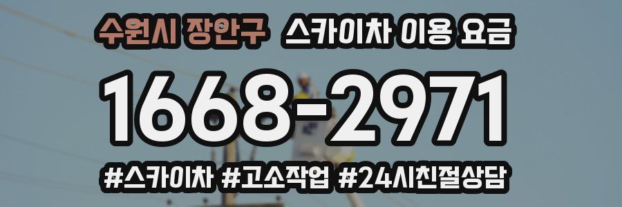 수원시 장안구 스카이차 이용 요금