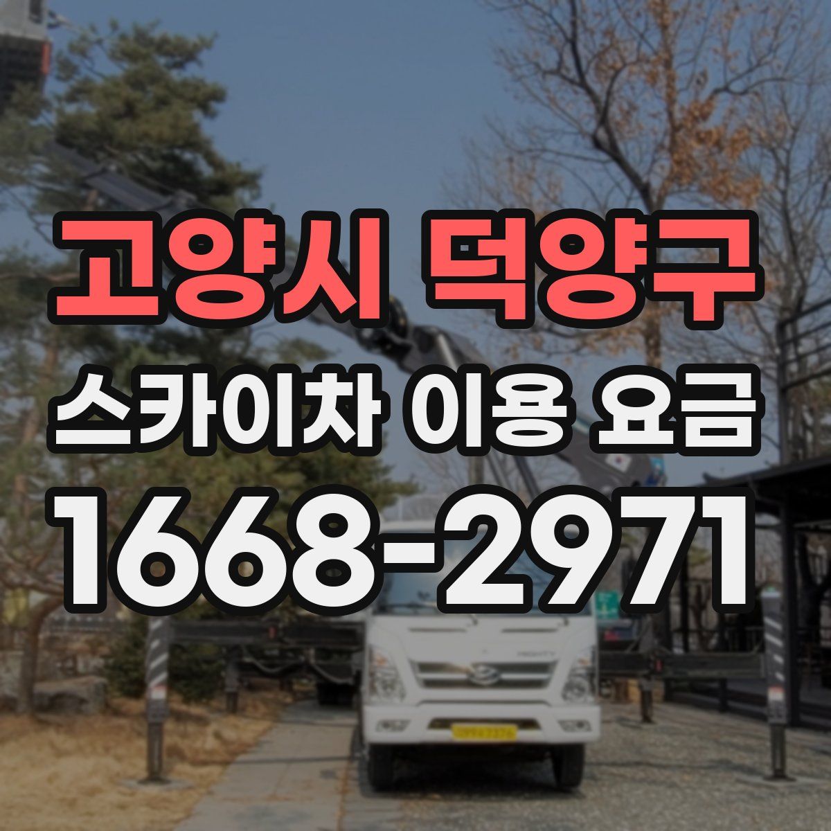 고양시 덕양구 스카이차 이용 요금