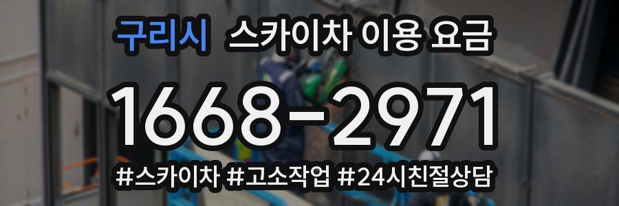 구리시 스카이차 이용 요금