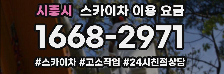 시흥시 스카이차 이용 요금