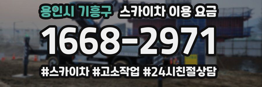 용인시 기흥구 스카이차 이용 요금