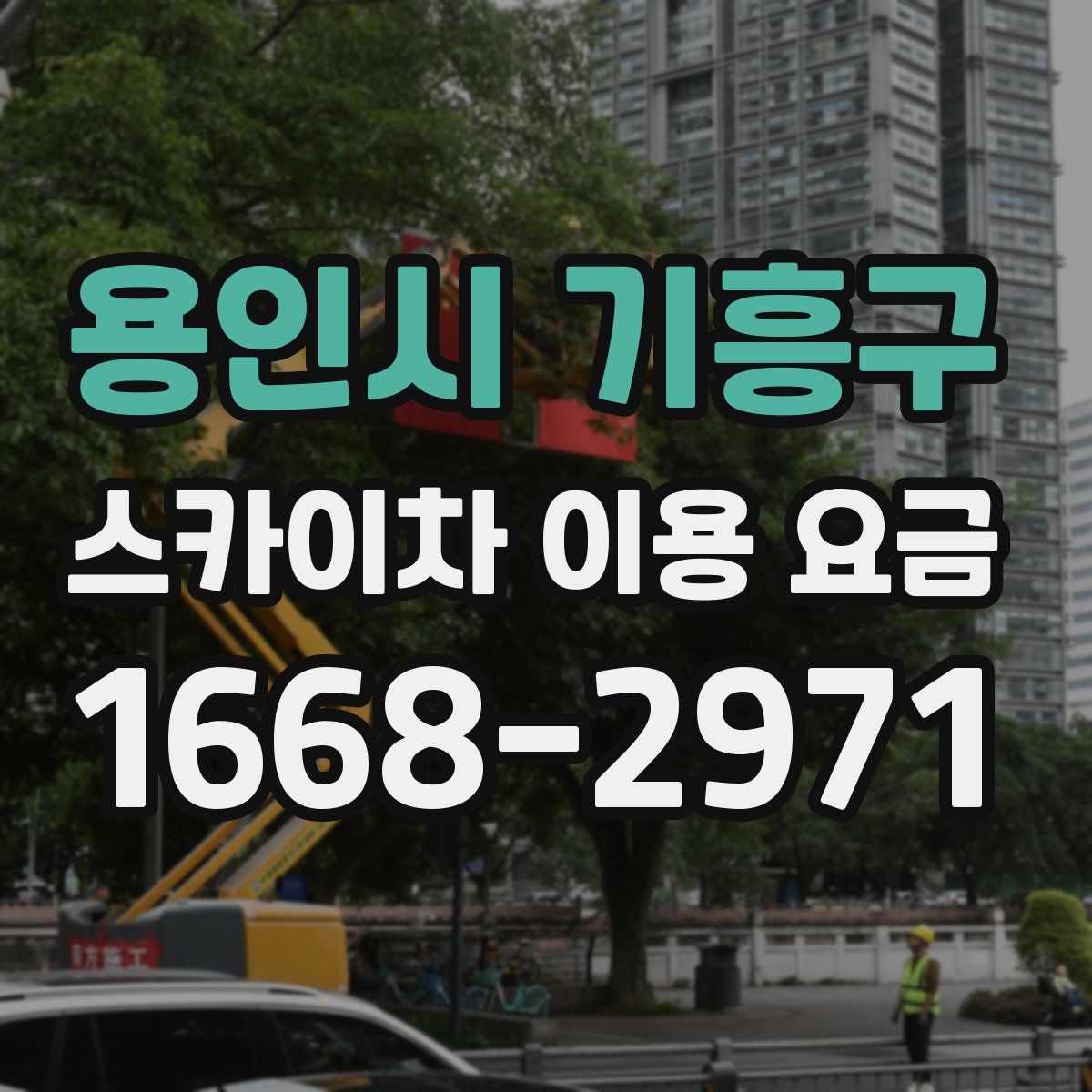 용인시 기흥구 스카이차 이용 요금